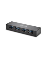 Kensington Hub 4-Port + opladning USB 3.0